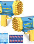 Toys for 3-8 Year Old Boys Girls: 2 Pack Bubble Machine for Kids with Bubble Solution, Gifts for 3 4 5 6 7 8 Years Old Boy Birthday Toy for Kid Toddlers Ages 4-6 Outdoor Wedding Bubbles Wands