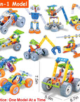 10 in 1 STEM Toys for 5 6 7 8+ Year Old Boy Birthday Gifts Building Toys for Kids Ages 4-8 5-7 6-8 Educational Stem Activities Robot Toy for Boys 4-6 4-7 Build and Play Construction Set Creative Games