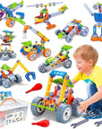 10 in 1 STEM Toys for 5 6 7 8+ Year Old Boy Birthday Gifts Building Toys for Kids Ages 4-8 5-7 6-8 Educational Stem Activities Robot Toy for Boys 4-6 4-7 Build and Play Construction Set Creative Games