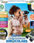 Magic Adventures Binoculars with Screen Capture, Night Vision for Kids Ages 4 and Up