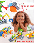 10 in 1 STEM Toys for 5 6 7 8+ Year Old Boy Birthday Gifts Building Toys for Kids Ages 4-8 5-7 6-8 Educational Stem Activities Robot Toy for Boys 4-6 4-7 Build and Play Construction Set Creative Games