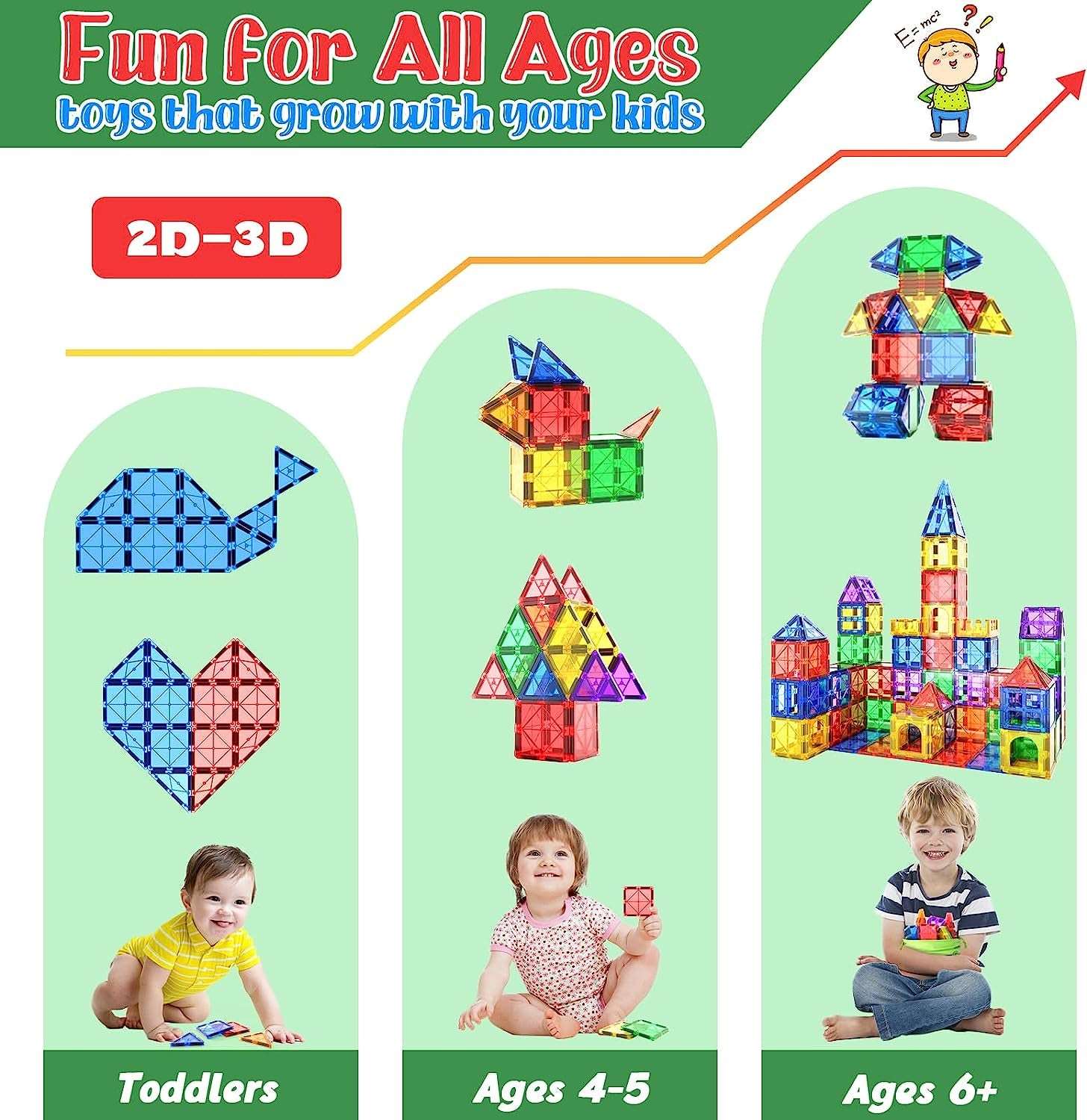 Marvel Legends Magnetic Tiles Building Blocks 102pcs Advanced Set