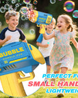 Toys for 3-8 Year Old Boys Girls: 2 Pack Bubble Machine for Kids with Bubble Solution, Gifts for 3 4 5 6 7 8 Years Old Boy Birthday Toy for Kid Toddlers Ages 4-6 Outdoor Wedding Bubbles Wands