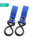 2Pcs Sturdy Stroller Accessory Hooks Wheelchair Stroller Pram Bag Hook Baby Strollers Shopping Bag Clip Stroller Accessories