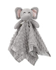 Elephant Security Blanket, Soft Lovey Unisex Lovie Christmas Baby Gifts for Newborn Boys and Girls Snuggle Toy Stuffed Animal Grey 16 Inch