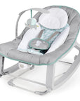 Keep Cozy 3-In-1 Grow with Me Vibrating Baby Bouncer, Seat & Infant to Toddler Rocker, Vibrations & -Toy Bar, 0-30 Months up to 40 Lbs (Weaver)