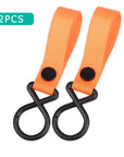 2Pcs Sturdy Stroller Accessory Hooks Wheelchair Stroller Pram Bag Hook Baby Strollers Shopping Bag Clip Stroller Accessories