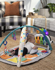 4-In-1 Kickin' Tunes Music and Language Play Gym and Piano Tummy Time Activity Mat