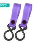 2Pcs Sturdy Stroller Accessory Hooks Wheelchair Stroller Pram Bag Hook Baby Strollers Shopping Bag Clip Stroller Accessories