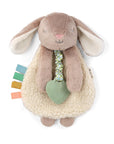 - Itzy Lovey Including Teether, Textured Ribbons & Dangle Arms; Features Crinkle Sound, Sherpa Fabric and Minky Plush; Taupe Bunny