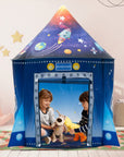 Rocket Ship Space Pop up Play Tent for Kids - Astronaut Pretend Playhouse Gift for 3-5 Year Old Girls and Boys