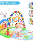 Baby Play Gym, Baby Play Mat Tummy Time Playmat Kick Piano Infant Babies Newborn Floor Mat for 0-12 Months