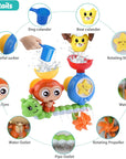 Bath Toys for Toddlers 1-3 Age 1 2 3 4 Year Old Boys Girls Toddler Bath Tub Toys for Kids Baby Infant Water Bath Tub Toys