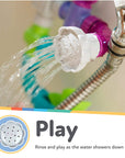 Wacky Waterworks Pipes Bath Toy with Interactive Features for Cognitive Development