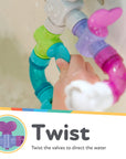 Wacky Waterworks Pipes Bath Toy with Interactive Features for Cognitive Development