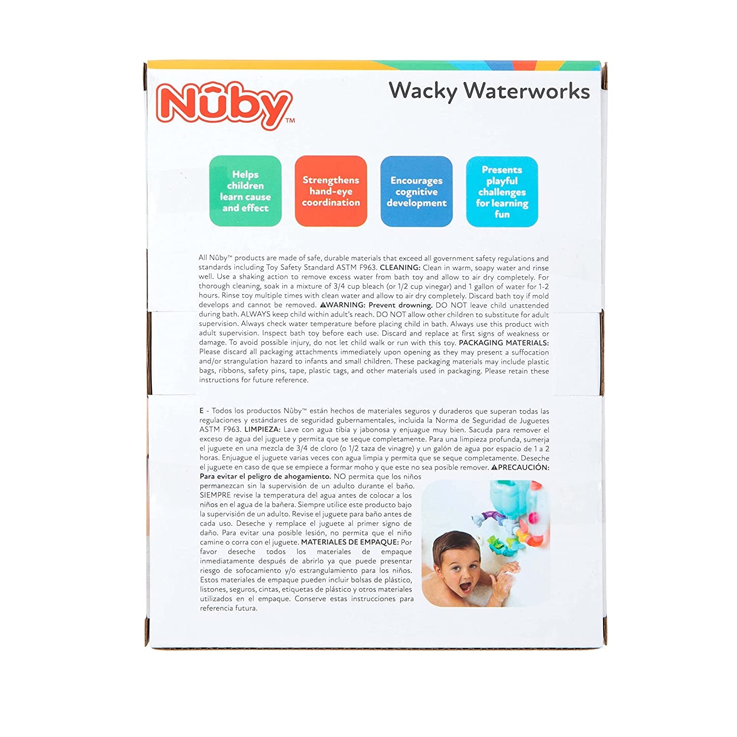 Wacky Waterworks Pipes Bath Toy with Interactive Features for Cognitive Development