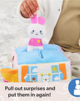 Official Surprise Learning Box, Educational Toys with Stuffed Animals, Sensory Toys & Activities for Babies, Toddler Toys for Girls & Boys Ages 0-2+