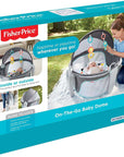 Portable Bassinet and Play Space On-The-Go Baby Dome with Developmental Toys and Canopy, Windmill