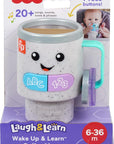 Baby & Toddler Toy Laugh & Learn Wake up & Learn Coffee Mug with Lights Music & Learning for Infants Ages 6+ Months