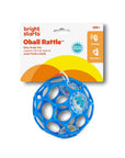 Oball Easy-Grasp Rattle Bpa-Free Infant Toy in Blue, Age Newborn and Up, 4 Inches