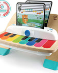 and Hape Magic Touch Piano Wooden Musical Toddler Toy, Age 6 Months and Up