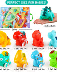 9 PCS Dinosaur Fantastic Creatures Toys with Playmat/Storage Bag|Baby Car Toys for 1 Year Old Boy|1St Birthday Gifts for Toddler Age 1-2|1 Year Old Boy Birthday Gift for Infant 6 12 18 Months