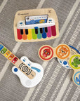 and Hape Magic Touch Piano Wooden Musical Toddler Toy, Age 6 Months and Up