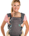 Flip Advanced 4-In-1 Carrier - Ergonomic, Convertible, Face-In and Face-Out Front and Back Carry for Newborns and Older Babies 8-32 Lbs