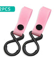 2Pcs Sturdy Stroller Accessory Hooks Wheelchair Stroller Pram Bag Hook Baby Strollers Shopping Bag Clip Stroller Accessories