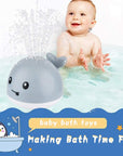 Baby Bath Toys Gifts, Christmas Rechargeable Baby Toys Whale, Light up Bath Toys, Sprinkler Bathtub Toys for Toddlers Infant Kids Boys Girls, Spray Water Bath Toy, Pool Bathroom Baby Toy