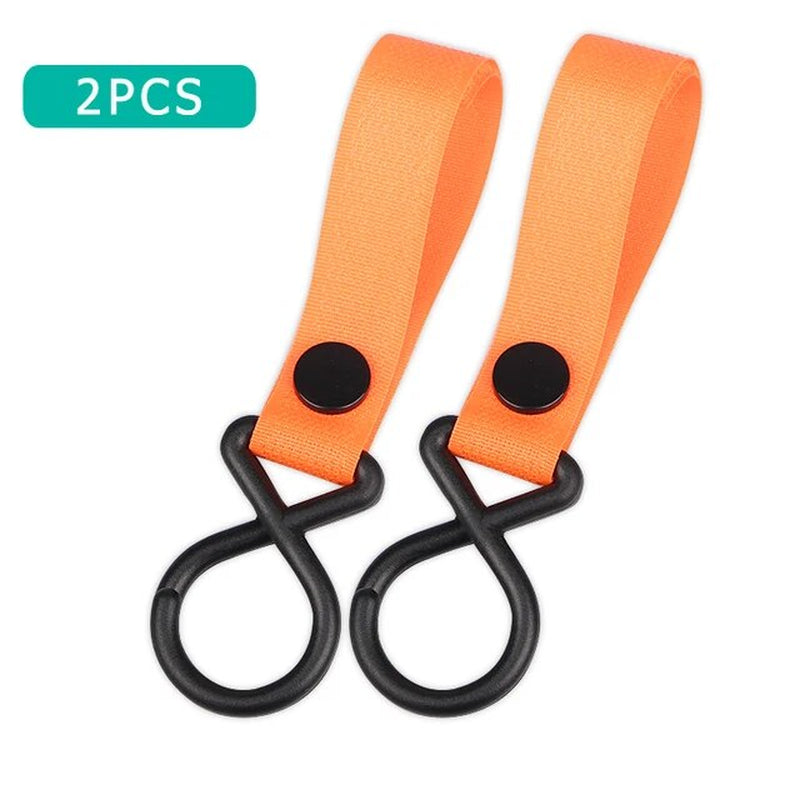 2Pcs Sturdy Stroller Accessory Hooks Wheelchair Stroller Pram Bag Hook Baby Strollers Shopping Bag Clip Stroller Accessories