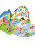 Baby Play Gym, Baby Play Mat Tummy Time Playmat Kick Piano Infant Babies Newborn Floor Mat for 0-12 Months