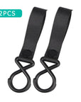 2Pcs Sturdy Stroller Accessory Hooks Wheelchair Stroller Pram Bag Hook Baby Strollers Shopping Bag Clip Stroller Accessories