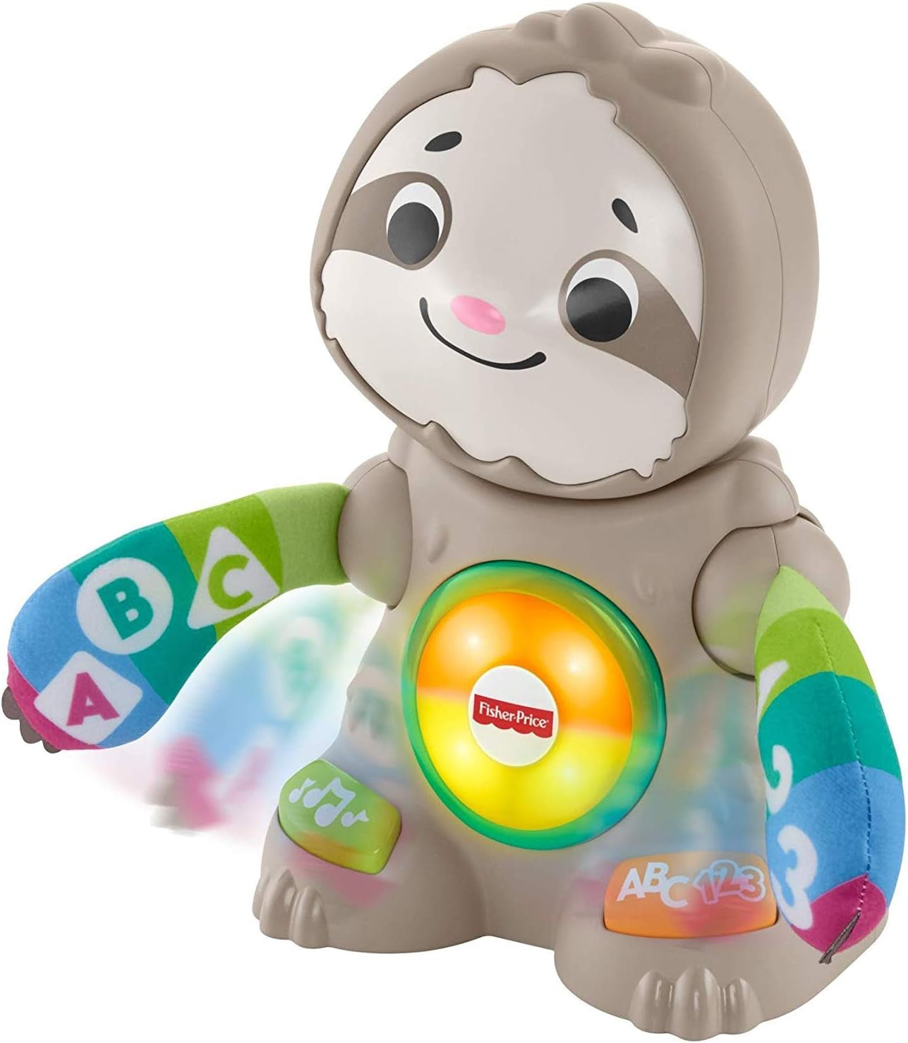 Linkimals Learning Toy Smooth Moves Sloth with Interactive Music and Lights for Infants and Toddlers