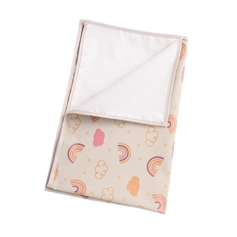 Waterproof Portable Baby Changing Pad Reuseable PU Leather Newborn Diaper Changing Mat for Baby Bed Crib Cradles Diaper Pad