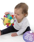 Kick & Play Loopy Loops Ball - Interactive Sensory Development Toy for Babies 3+ Months - Boosts Touch, Movement Skills - Crawling Baby Toy