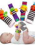 Baby Infant Rattle Socks Toys 3-6 to 12 Months Girl Boy Learning Toy