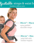 Flip Advanced 4-In-1 Carrier - Ergonomic, Convertible, Face-In and Face-Out Front and Back Carry for Newborns and Older Babies 8-32 Lbs